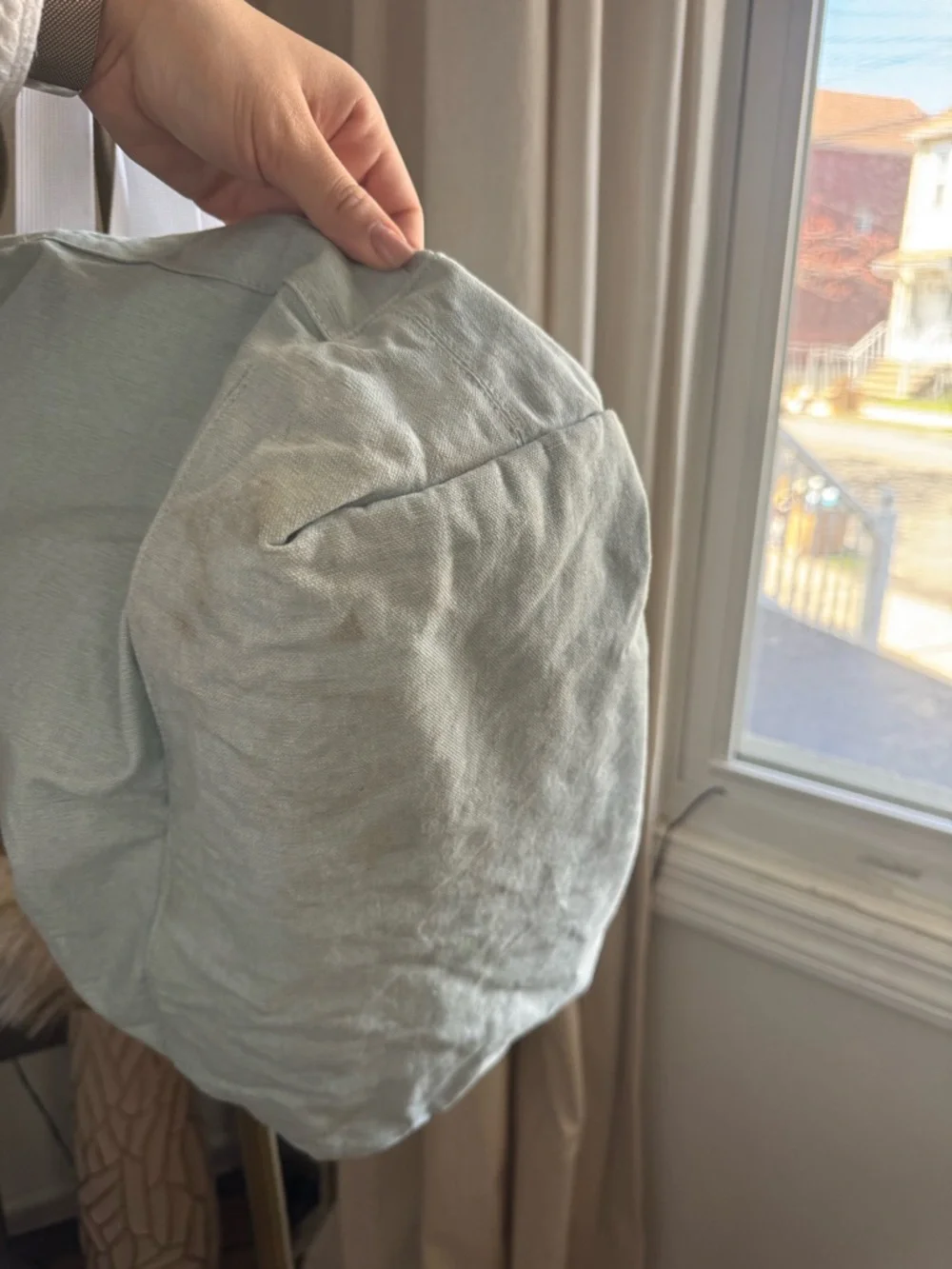 PINK Victoria’s Secret Washed Canvas Tote Bag - Sand Waves & Sunrays - Picture 7 of 7
